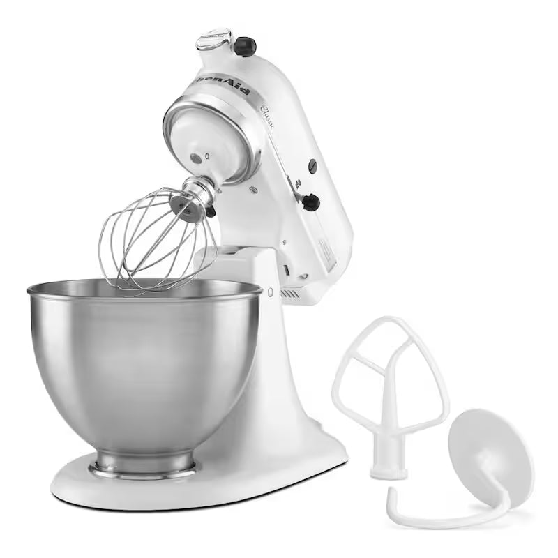 4.5 Qt. 10-Speed White Tilt-Head Stand Mixer T4110