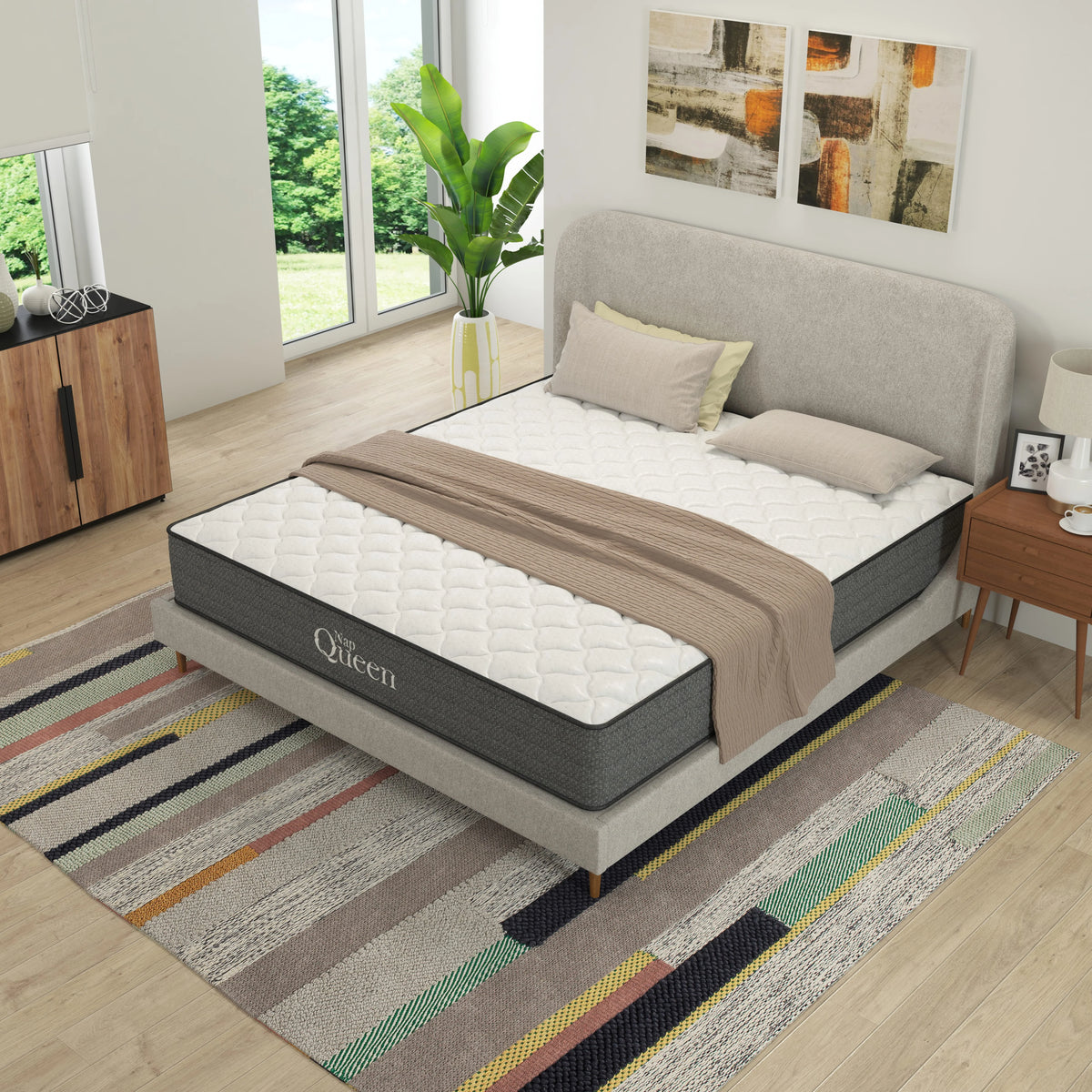King Size Hybrid Memory Foam Pocket Spring Mattress J532711