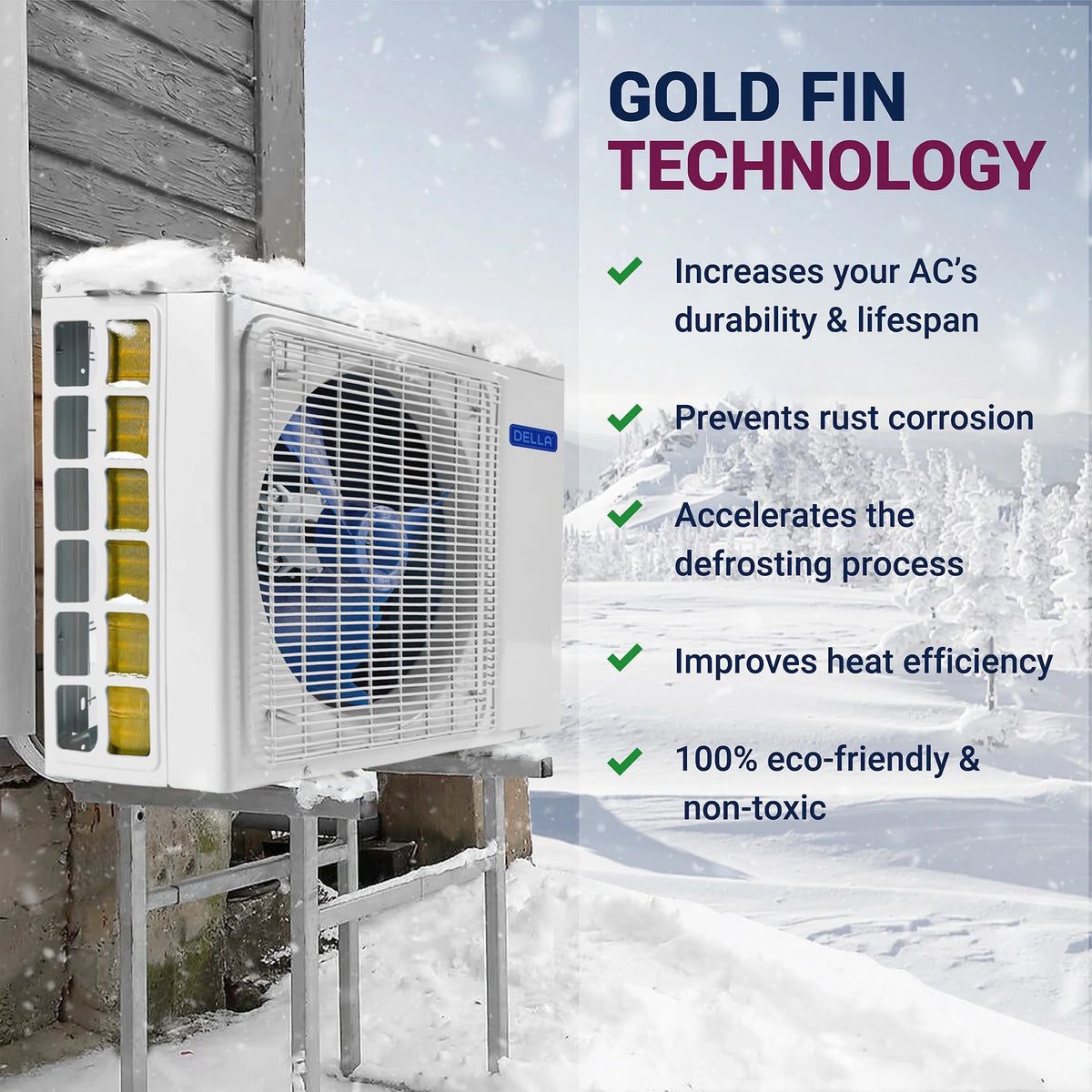 9000 BTU Wifi Enabled Mini Split Air Conditioner & Heater A74025