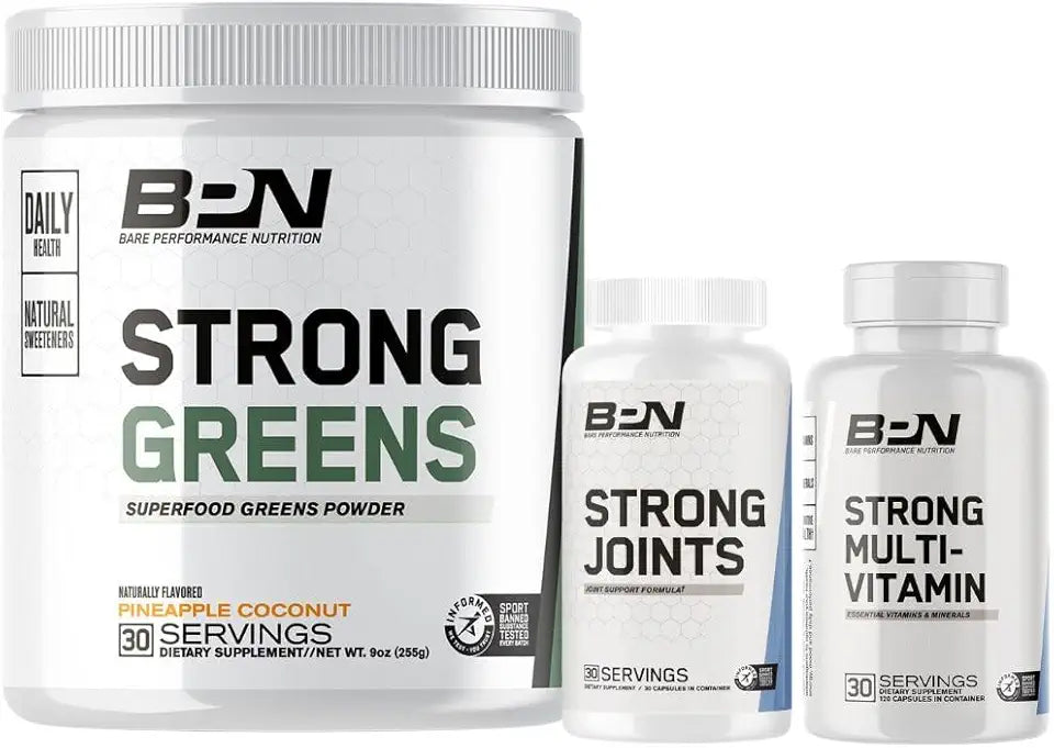 Greens Superfood Powder & Joints & Multi-Vitamin Bundle D970