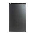4.4 Cu ft One-Door Mini Fridge, Black Stainless Steel Look A453801
