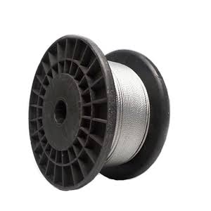 Galvanized Aircraft Cable 7x7 1 8 inch x 1000 Feet J2514