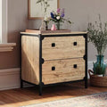 Beige 2-Drawer Lateral Filing Cabinet X2288