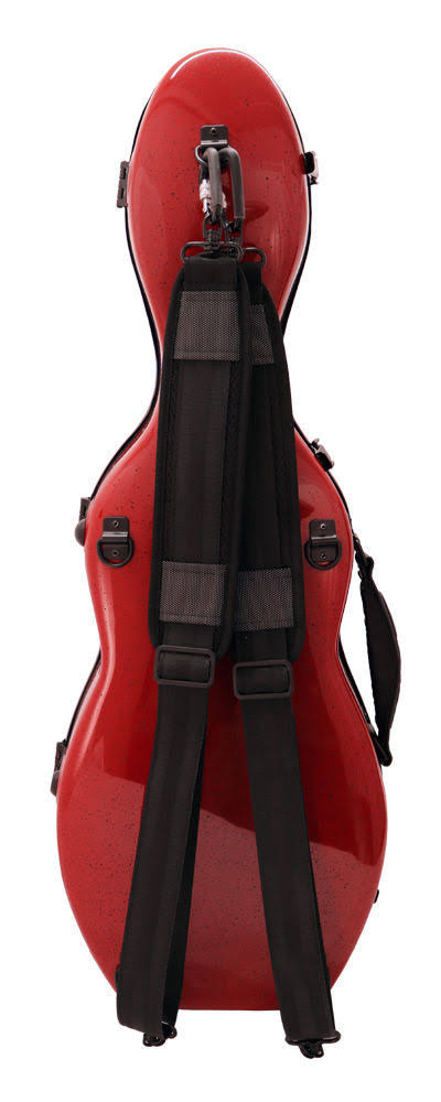 Red 4/4 Fiberglass Violin Case H741004