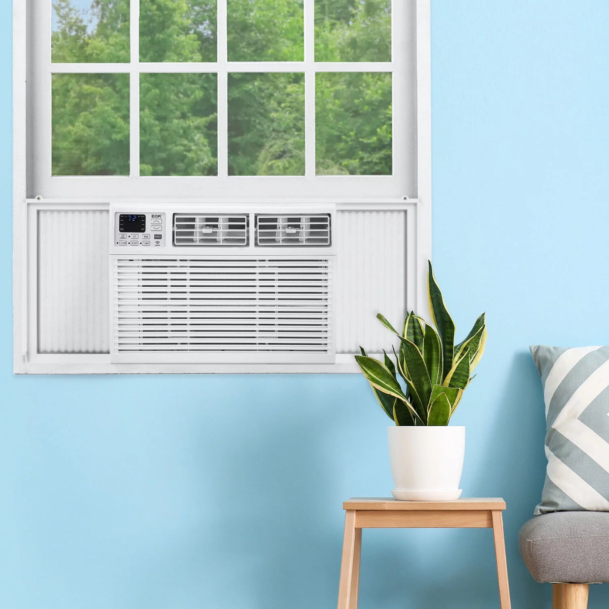 15,000 BTU 115-Volt Wi-Fi Window Air Conditioner K855405