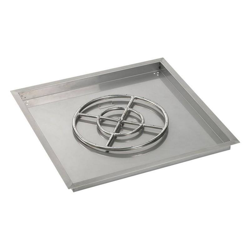 30x22 Stainless Steel Drop-In Pan with Match Light Kit Q3180
