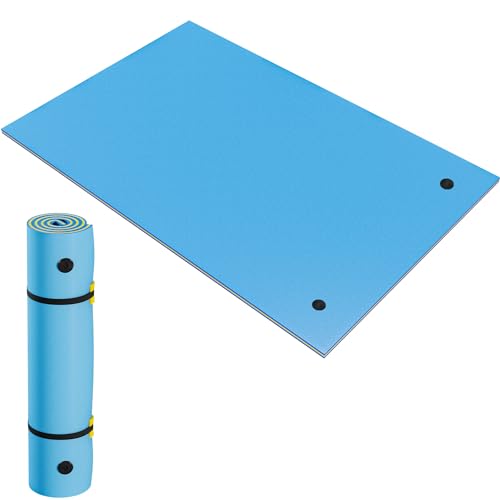 9' 12' Blue Lily Pad Floating Mat D718149