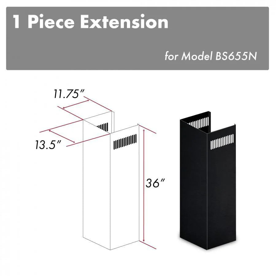 36 in. Chimney Extension for 9 ft. to 10 ft. Ceilings E68290
