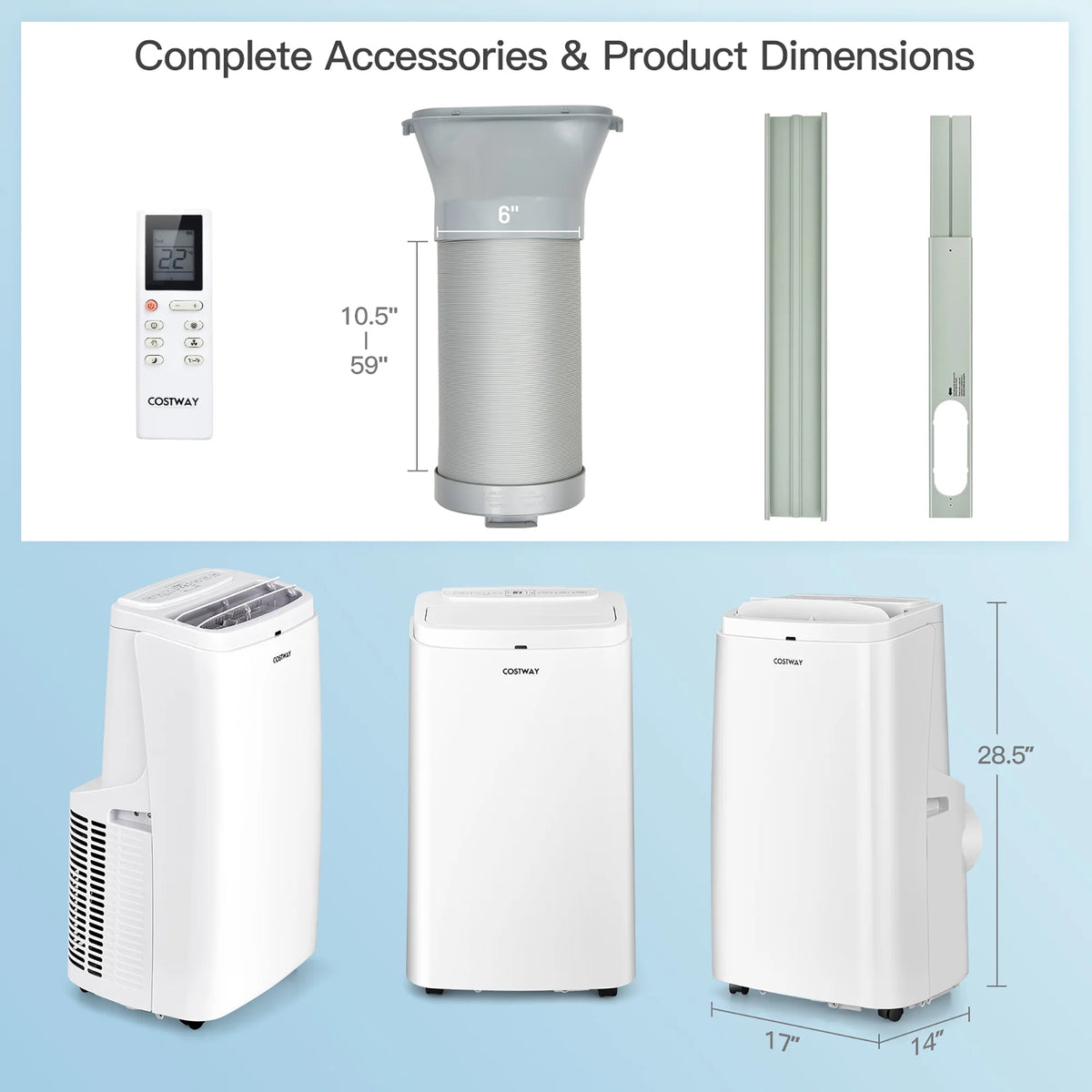 8150 BTU Portable Air Conditioner 3-in-1 K705