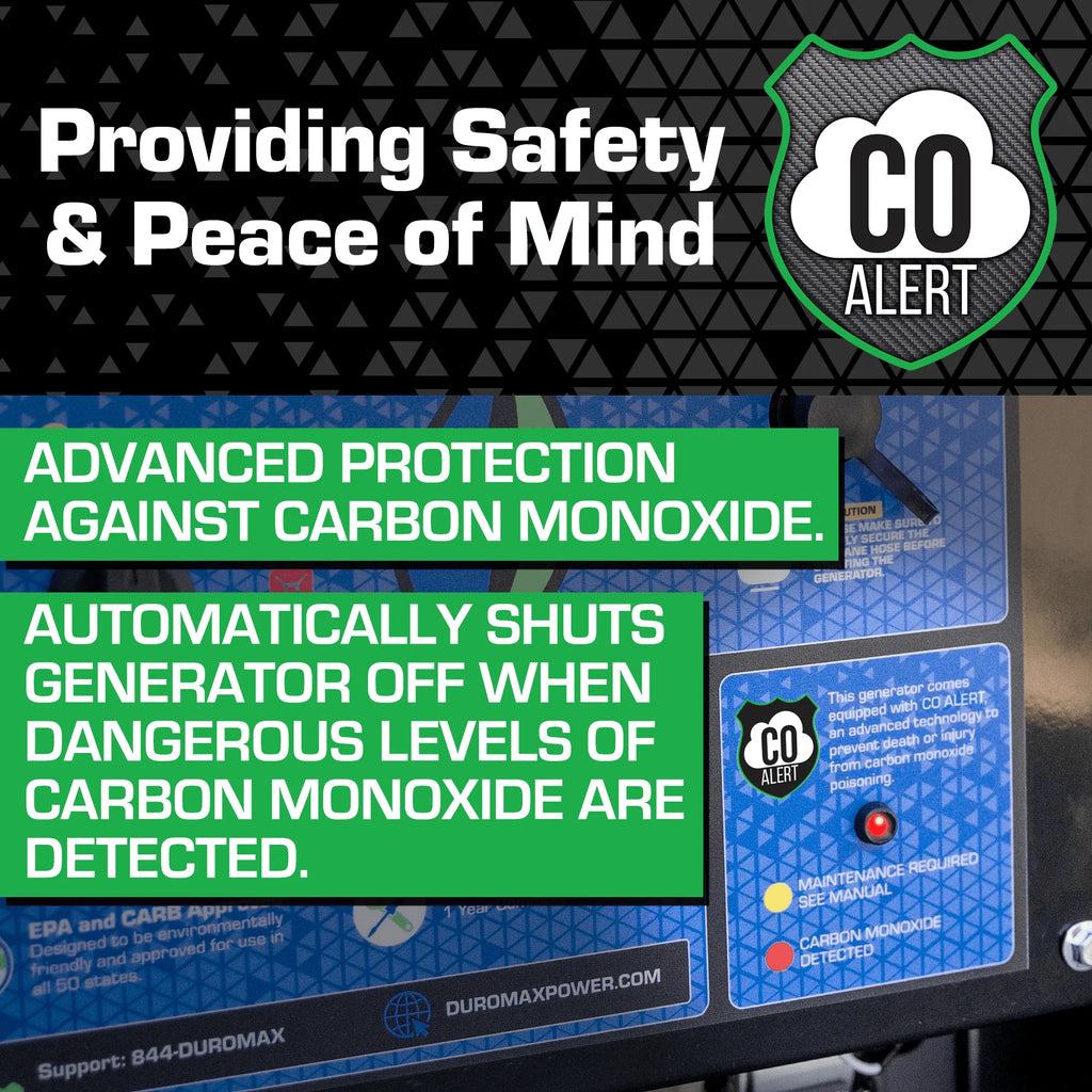 Portable Dual Fuel Generator with CO Alert 12,000 Watt S663919