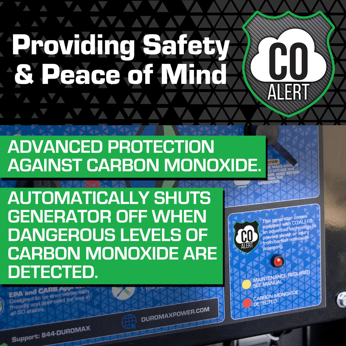 Portable Dual Fuel Generator with CO Alert 12,000 Watt S663919