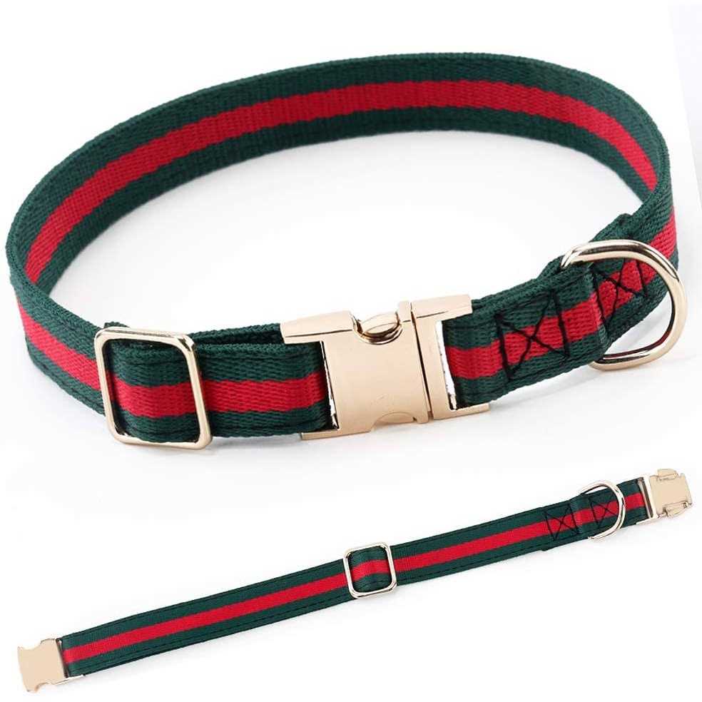 Adjustable Dog Collar with Metal Buckle O737