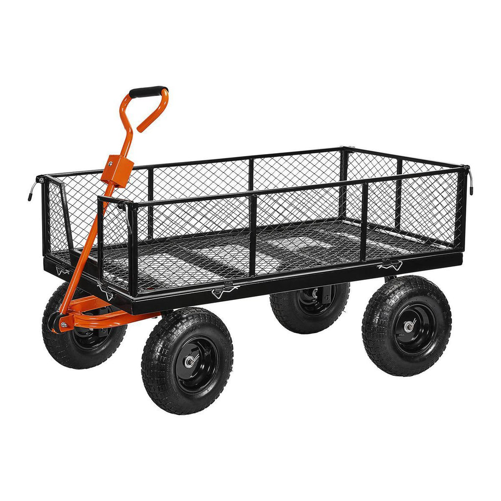 Steel Utility Cart with Removable Sides T6380