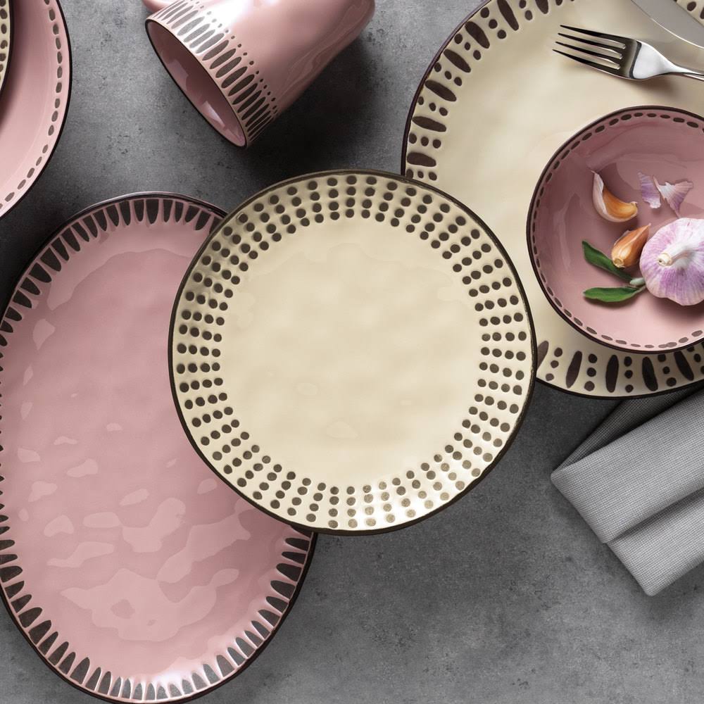 Cream Stoneware Salad Plate - 12/Case N874