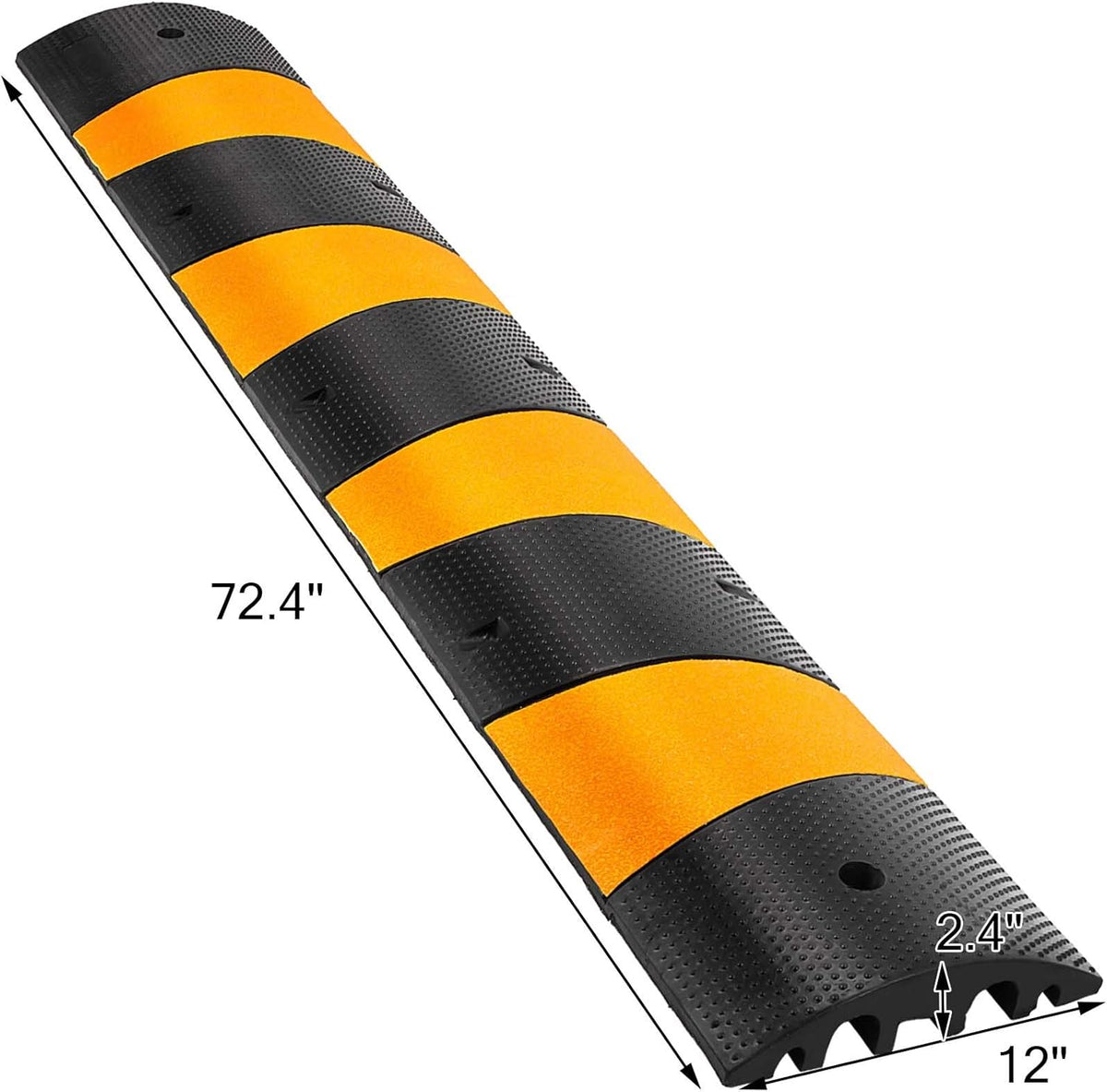 2pcs 6 Feet Heavy Duty Cable Protector Ramp Y293415