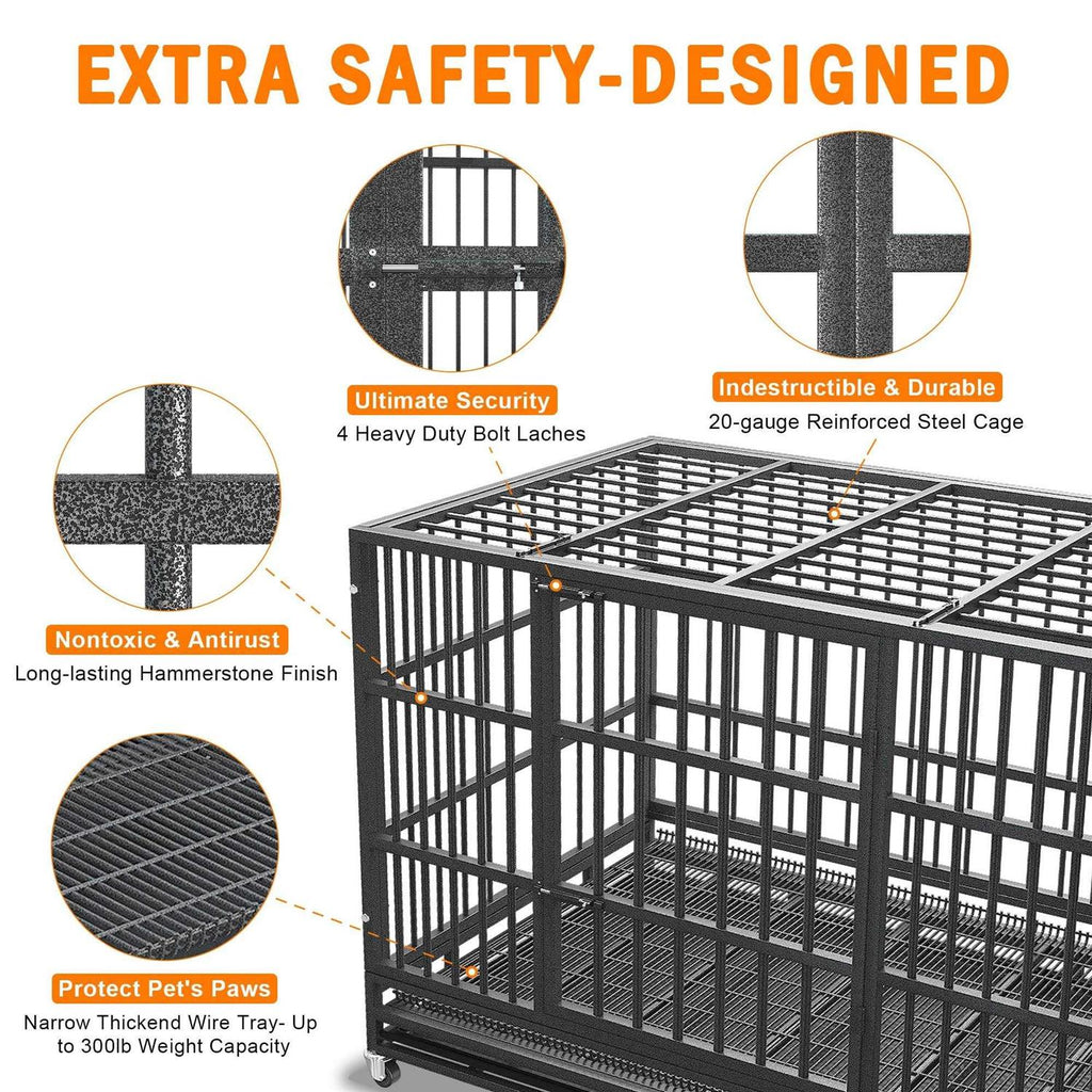 48/38 inch Heavy Duty Dog Crate B21865