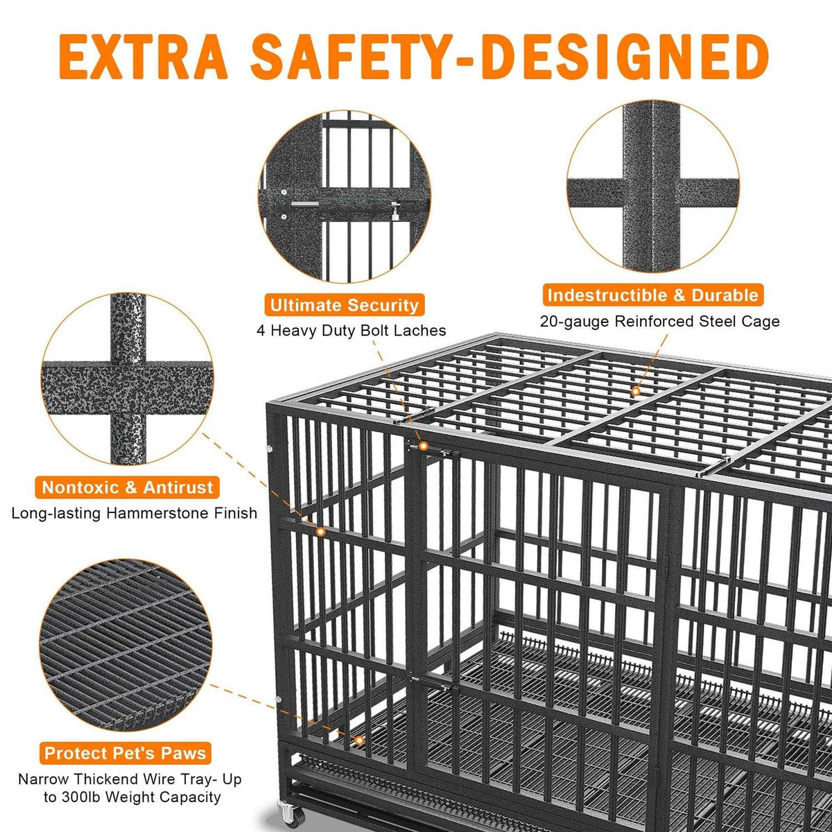 48/38 inch Heavy Duty Dog Crate B21865