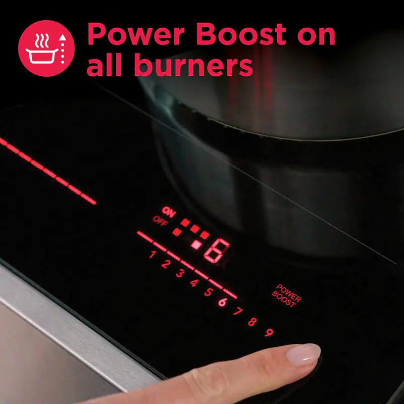 30 in. 6.2 cu.ft. Slide-In Induction Range Stainless Steel M4072