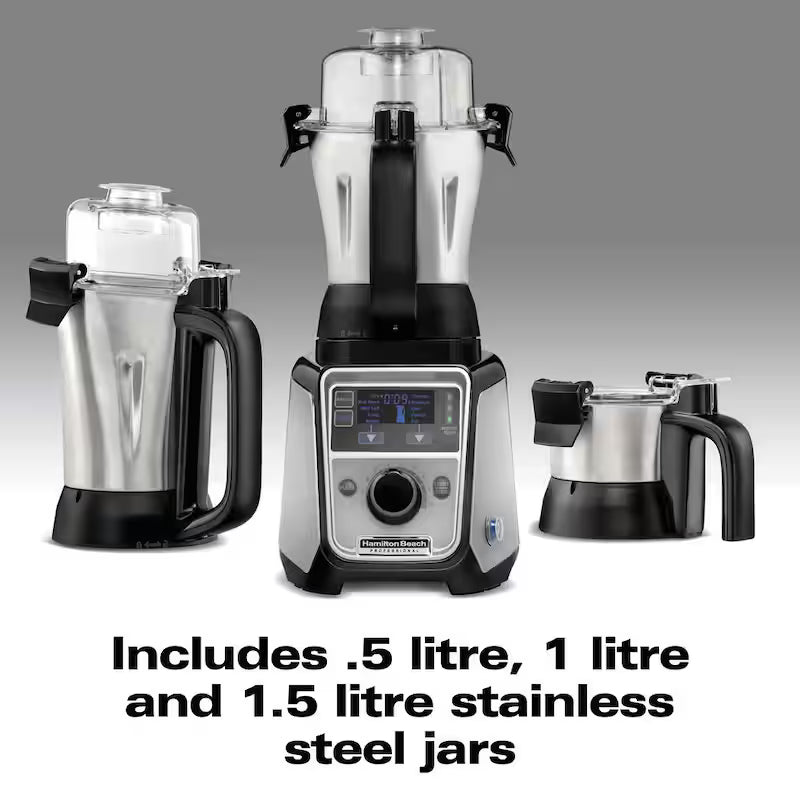 13-Speed Stainless Steel Countertop Blender with 3 Jars O150911