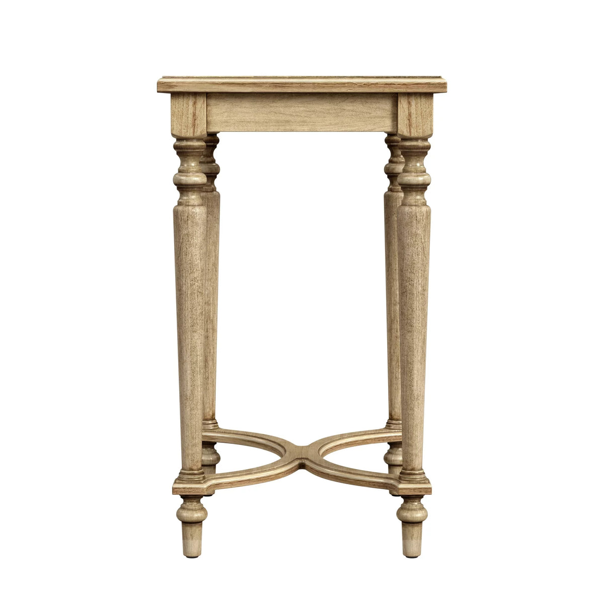 Solid Wood Inlay Accent Table Y92789