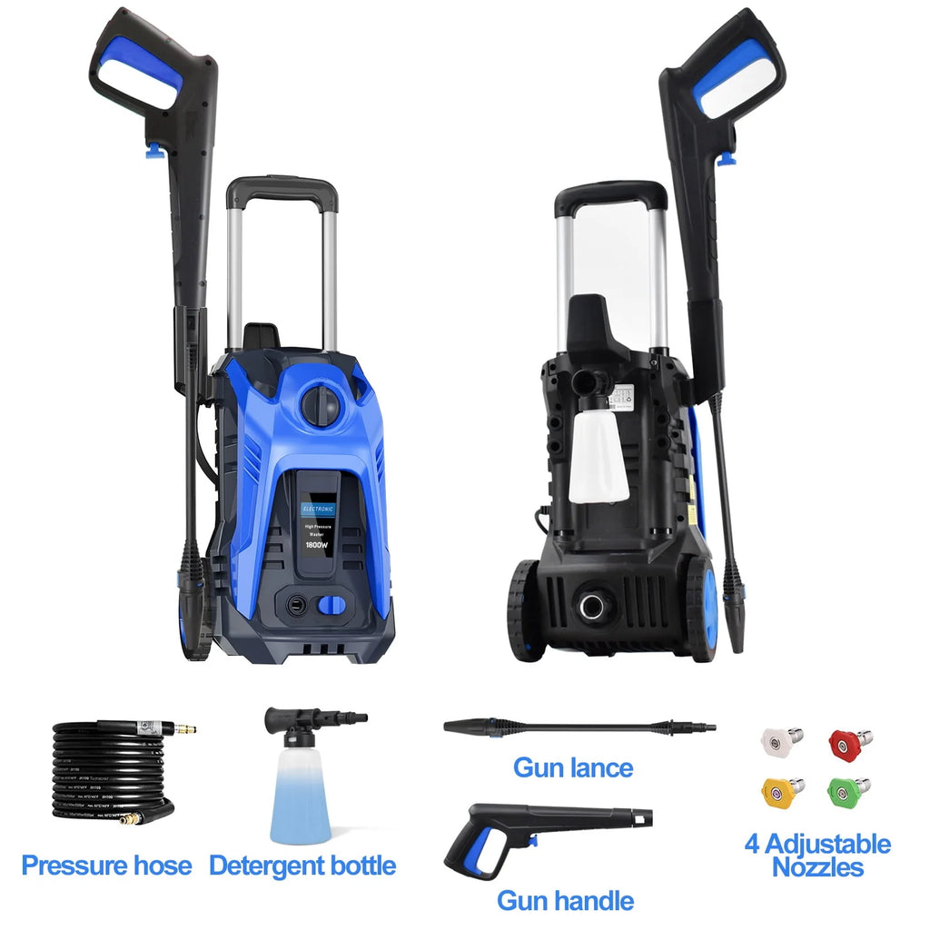 Electric Pressure Washer 3500 Psi 2.5 GPM with 25 Ft Hose Blue N901