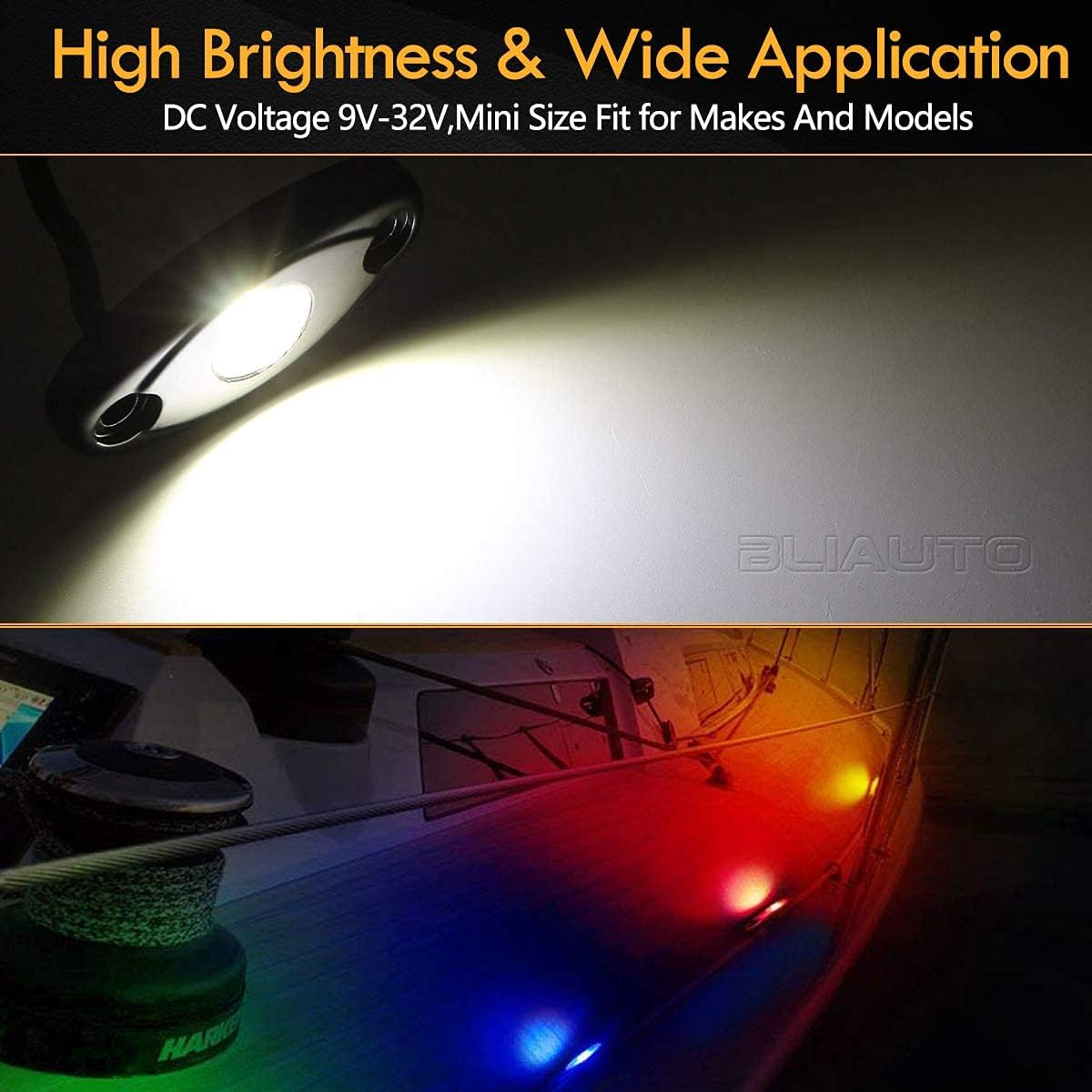 White LED Rock Lights 12 Pods L2069