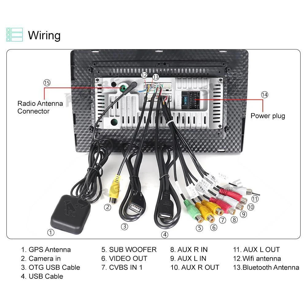 Android 10 Car Stereo Radio Navi A34583