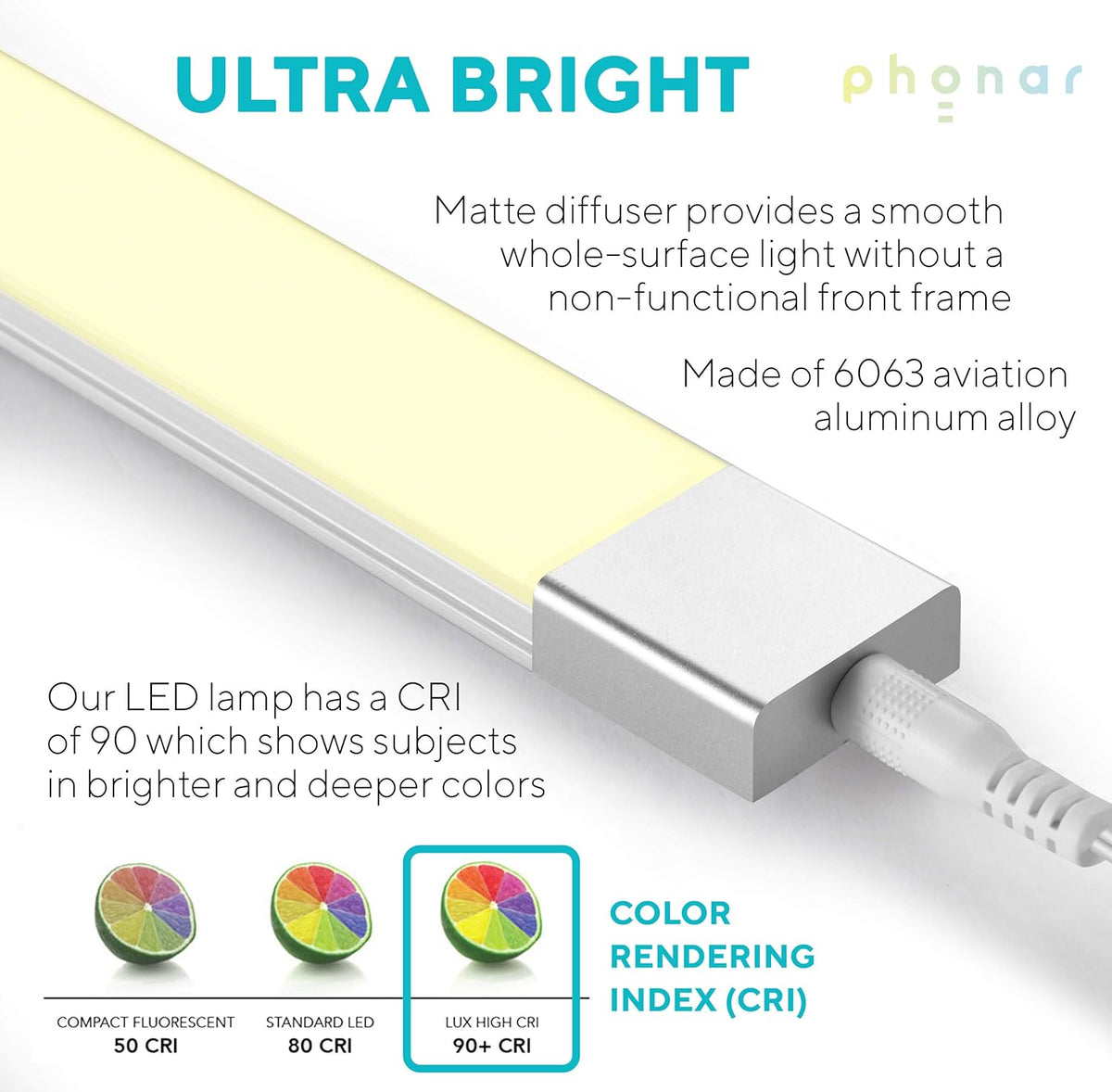 2-Pack 36 Inches Under Cabinet Lighting K624