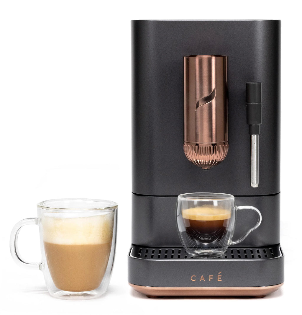 Automatic Espresso Machine with Milk Frother and Bean Grinder, Matte Black, 1.2 Liter T271