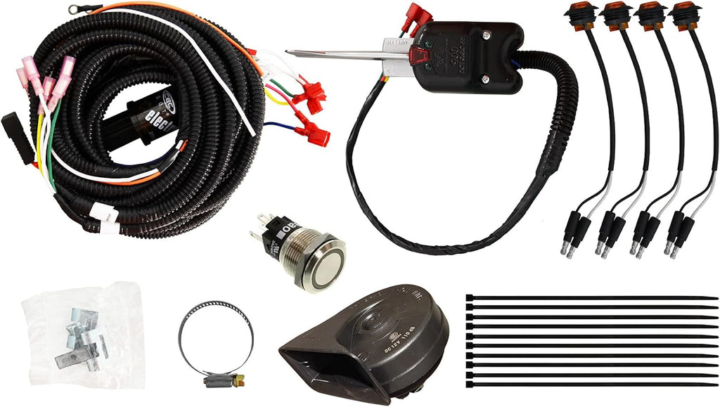Universal ATV / UTV Turn Signal Kit with Column Turn Switch & Horn U7276