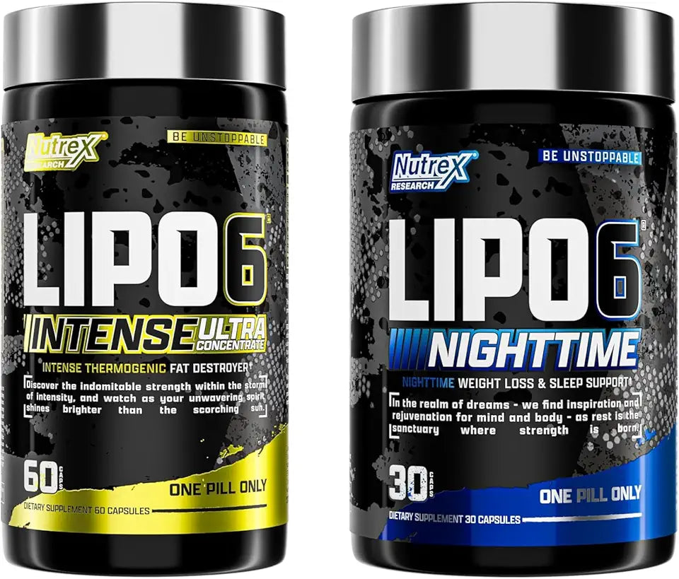 Lipo 6 Intense and Nighttime AM/PM Bundle K9812