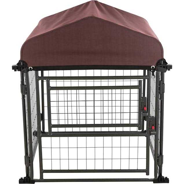 Outdoor Dog Kennel with Cover H4944
