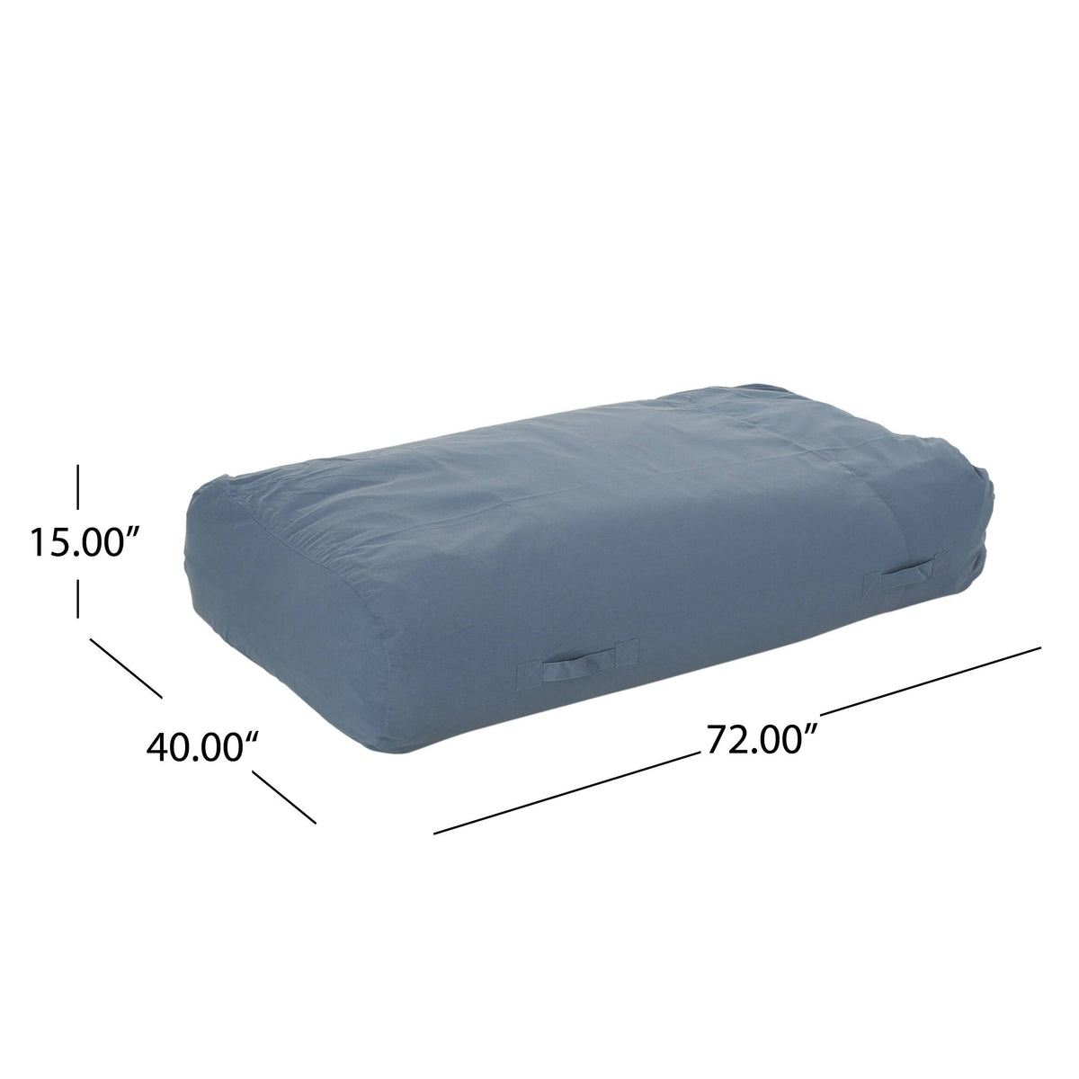 Indoor Water Resistant 6'x3' Lounger Bean Bag Teal E141