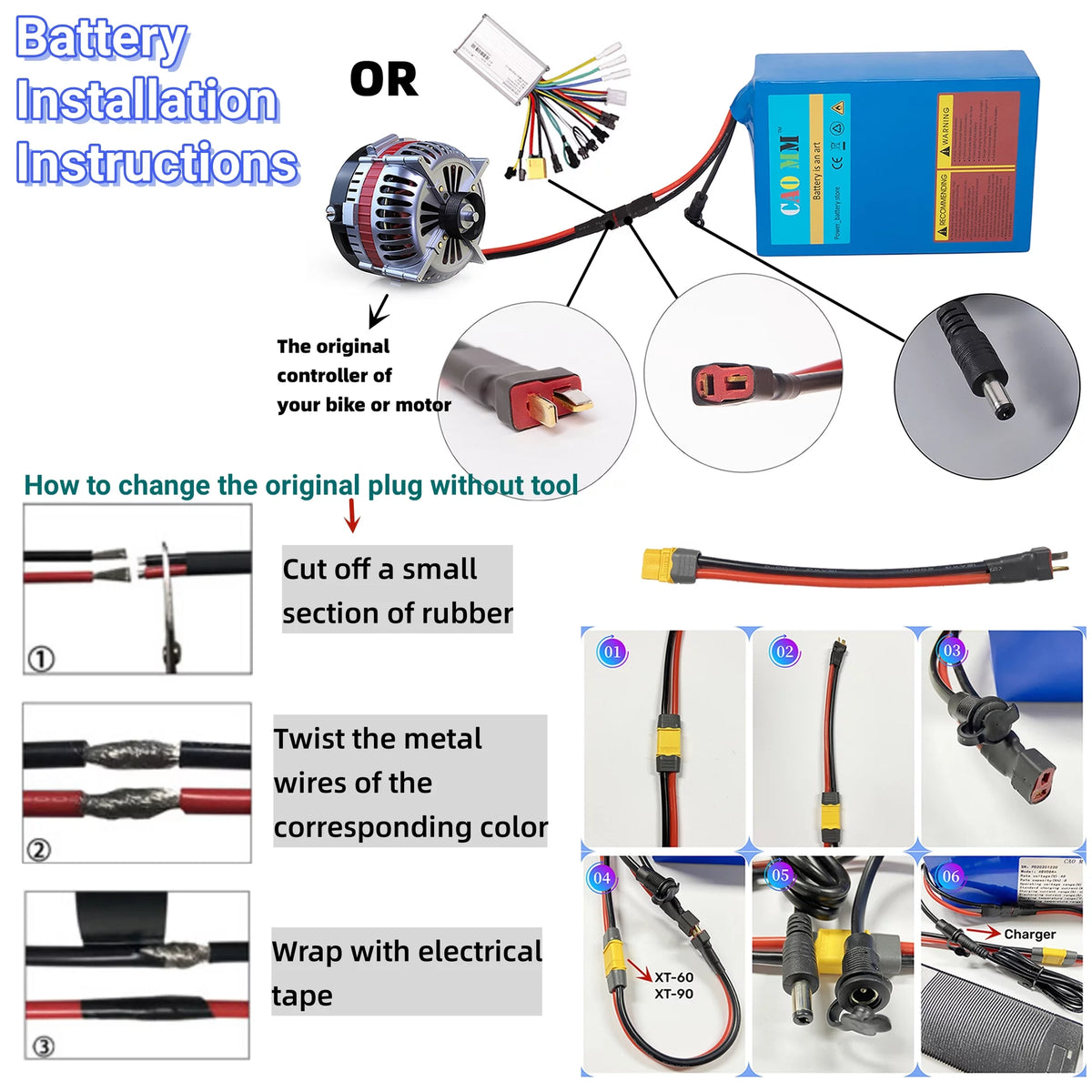 48V 8Ah Lithium Ebike Battery with 2A Charger E298044