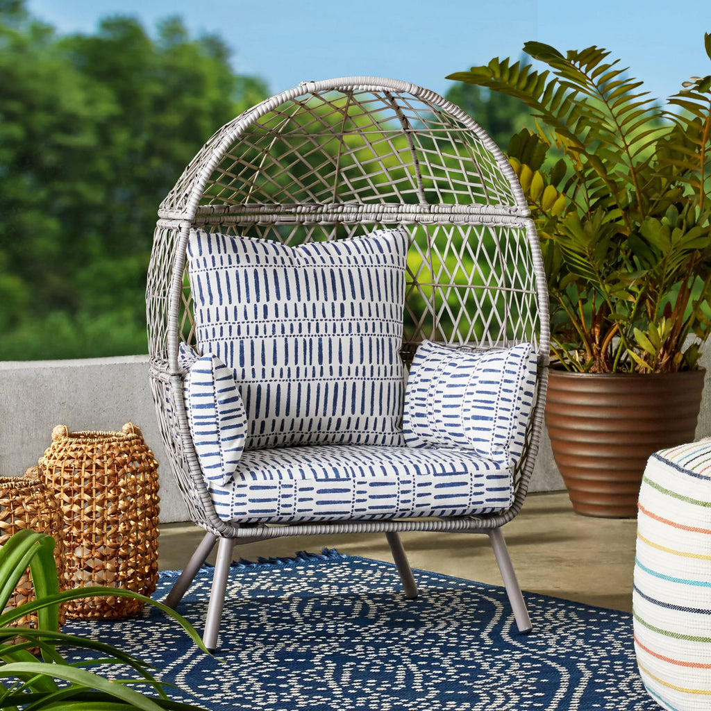 Outdoor Wicker Kid's Egg Chair F9990