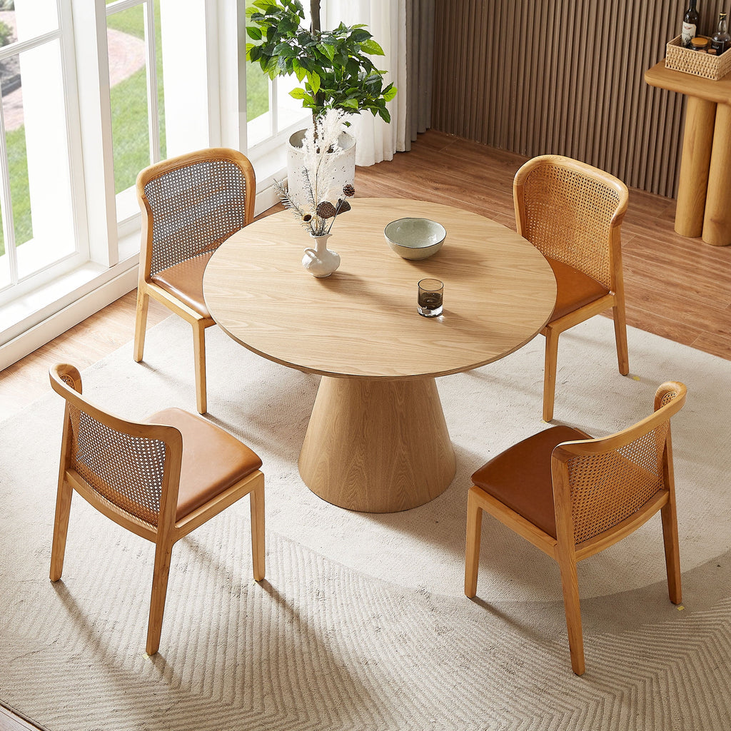 47.24'' Round Wooden Dining Table L631136
