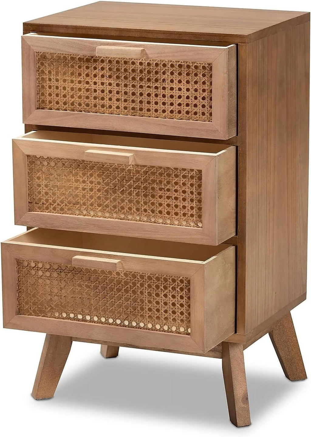 26-Inch High 3-Drawer Nightstand D655