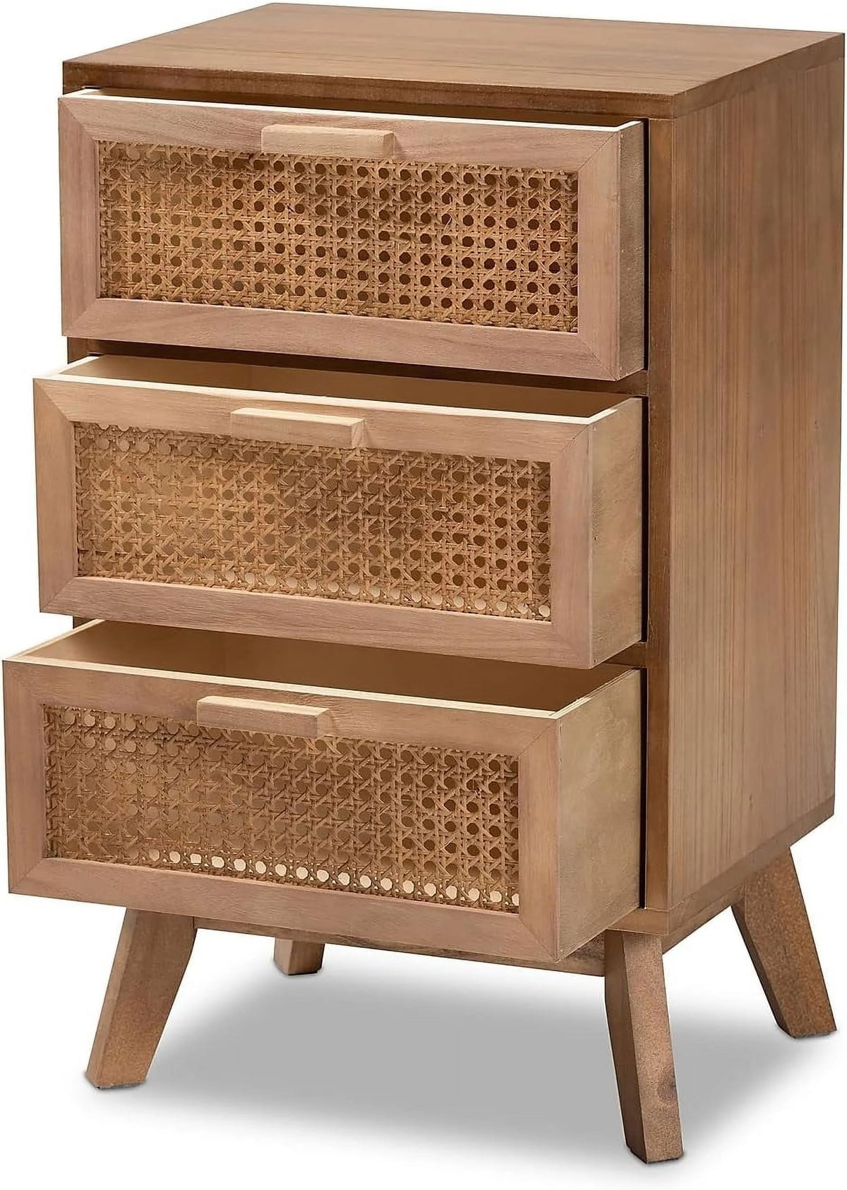 26-Inch High 3-Drawer Nightstand D655