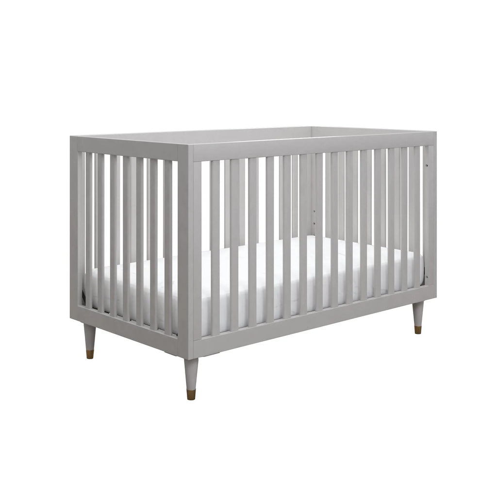Gray 3 in 1 Crib with Metal Legs C769074