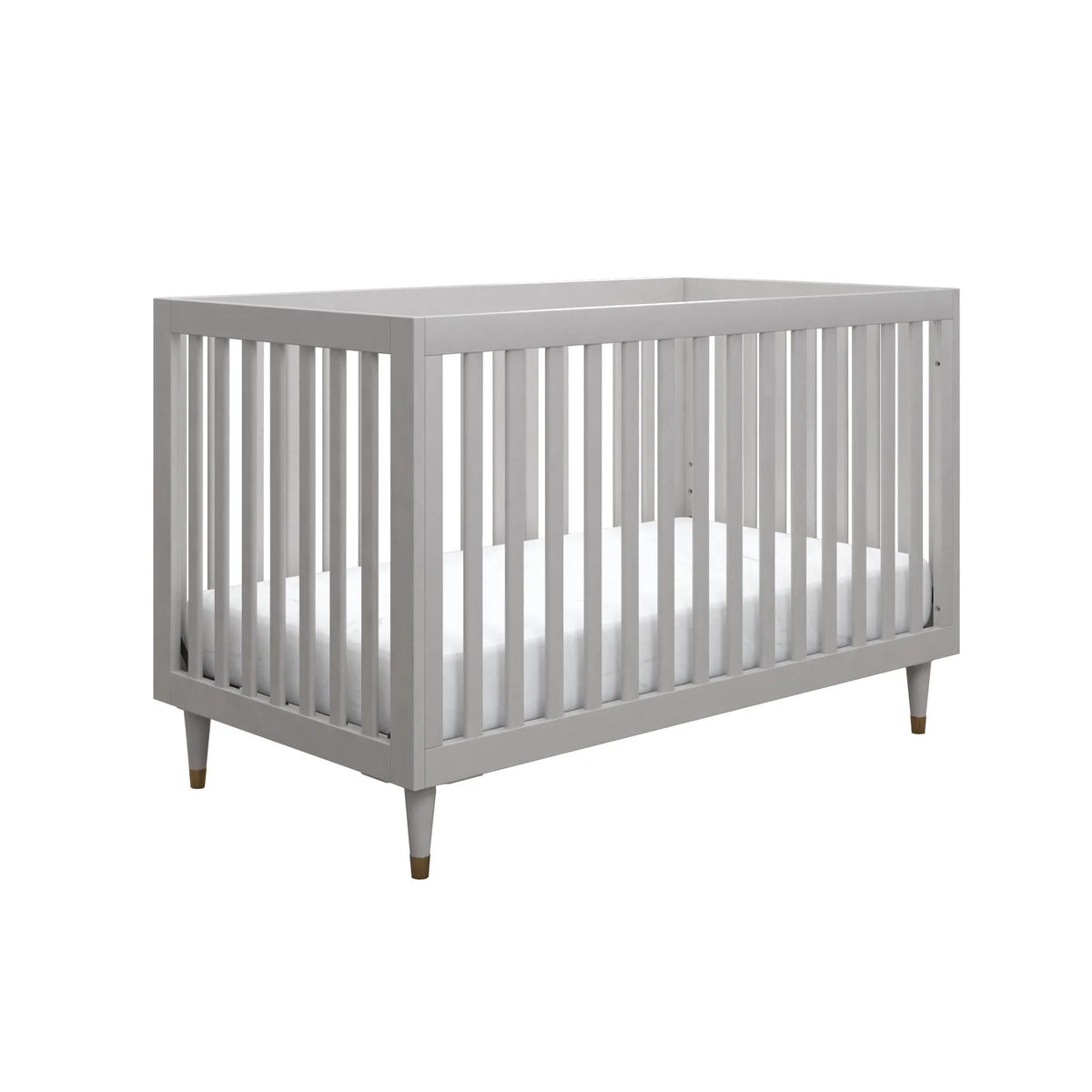 Gray 3 in 1 Crib with Metal Legs C769074