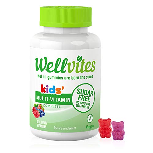 Sugar Free Vegan Kids Multivitamin Gummies 60 Count L23058