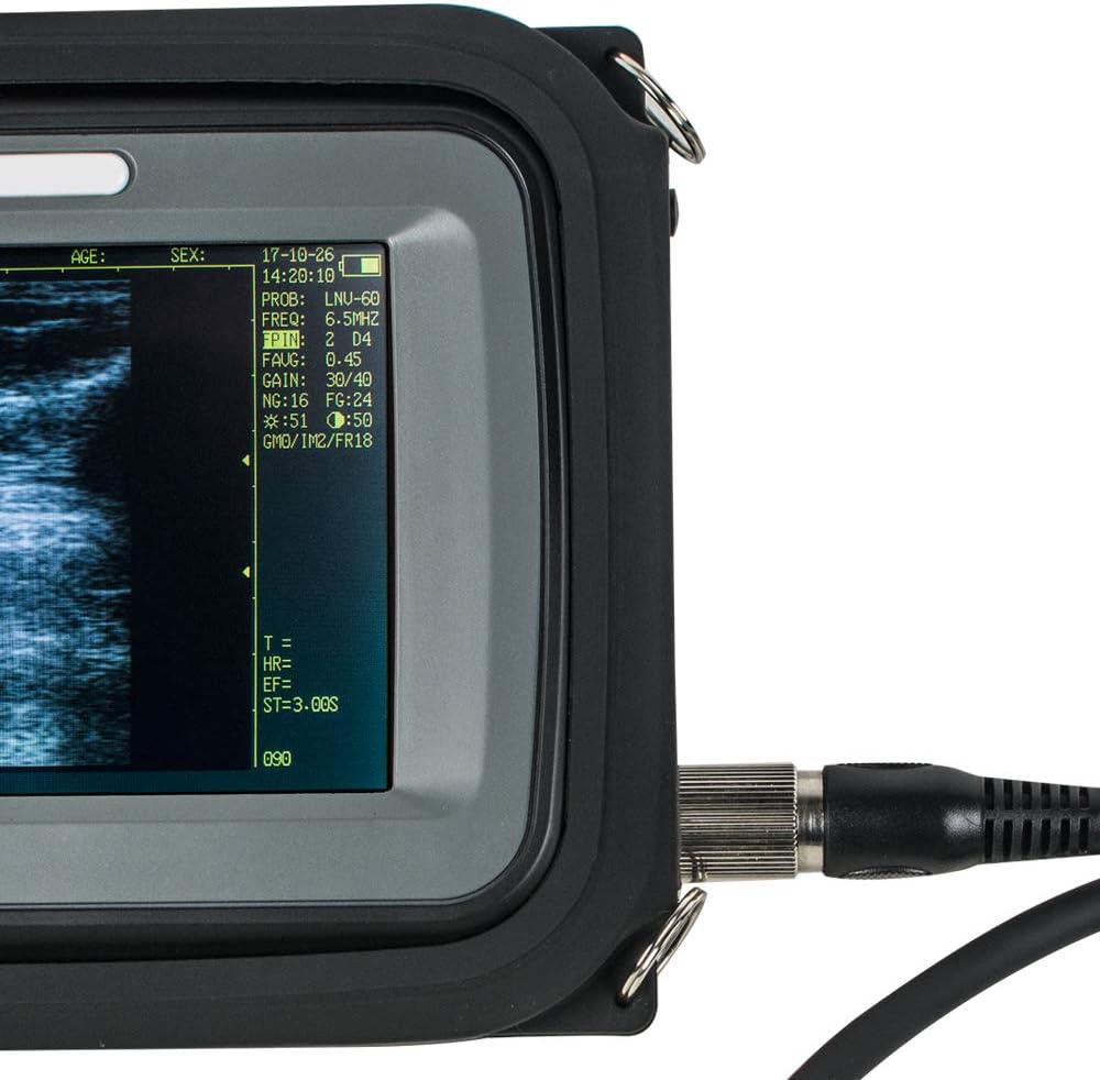 Portable Handheld Veterinary Digital Scanner with 6.5MHz Rectal Handle T7134