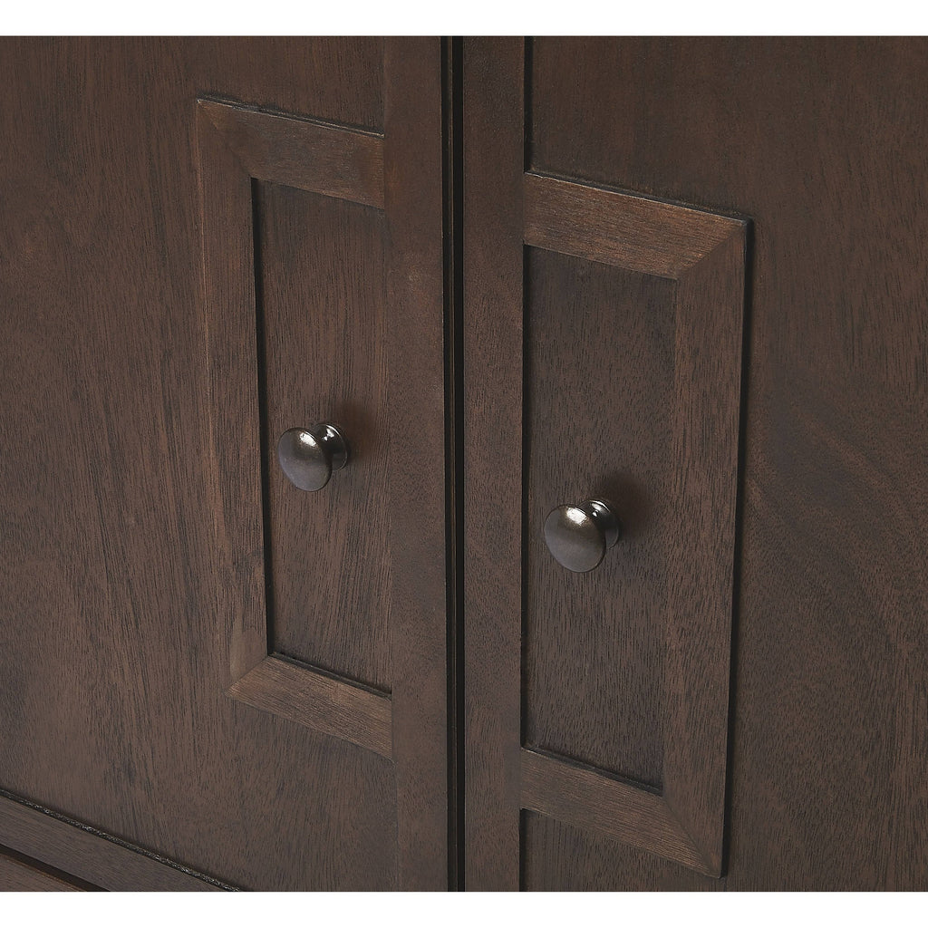 Natural Wood Console Cabinet O270