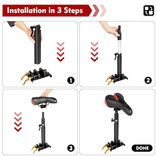 Adjustable Portable Scooter Seat 26 x 16 Cm J943064
