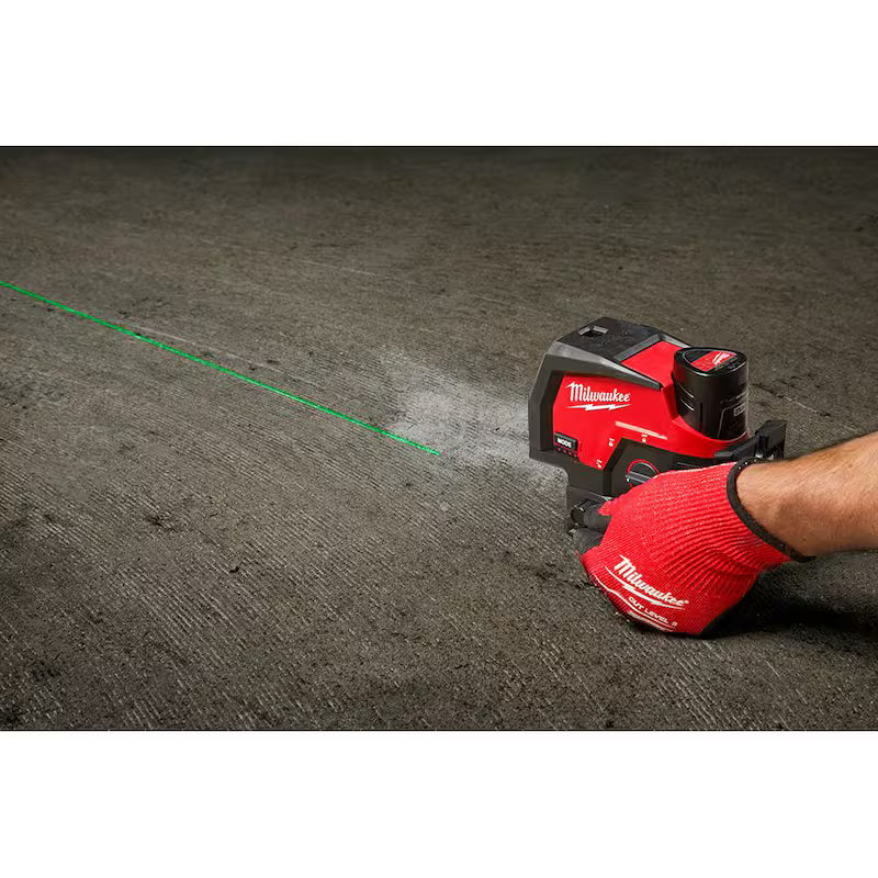 12-Volt Cordless Green Laser Level with Battery and Charger A158051