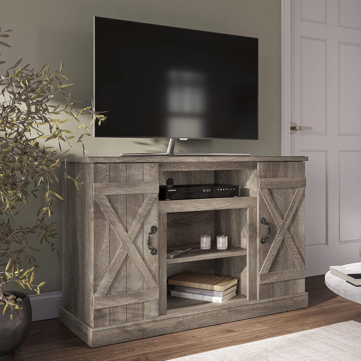 47 Inch Electric Fireplace TV Stand R428587
