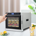 8 Trays Stainless Steel Electric Food Dehydrator 700W P1003
