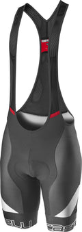 Black White Red XL Bibshort I40176