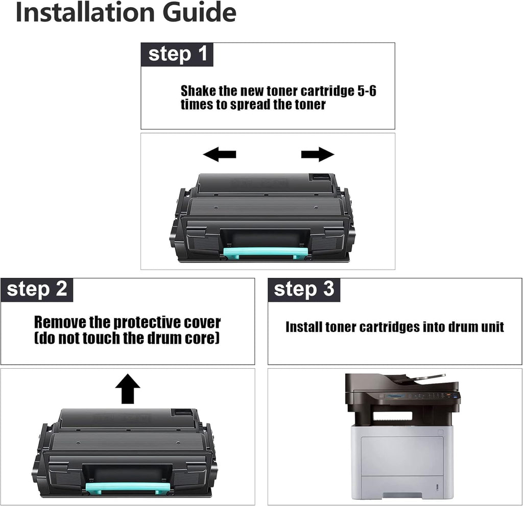 Compatible MLT-D203S Toner Cartridge 2 Pack Black M411
