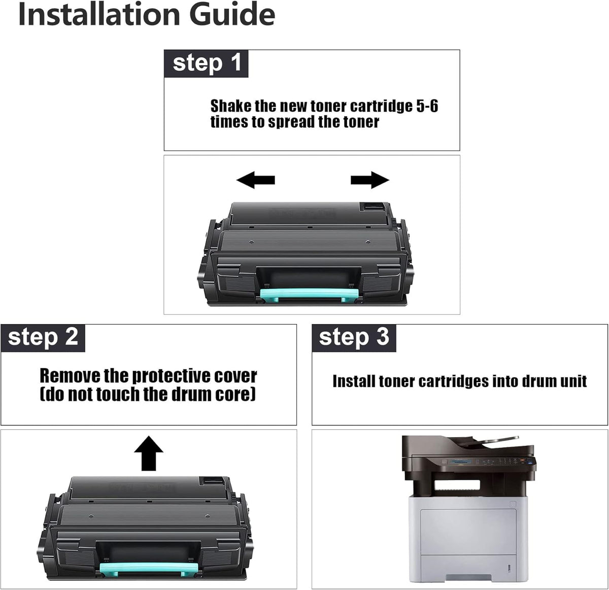 Compatible MLT-D203S Toner Cartridge 2 Pack Black M411